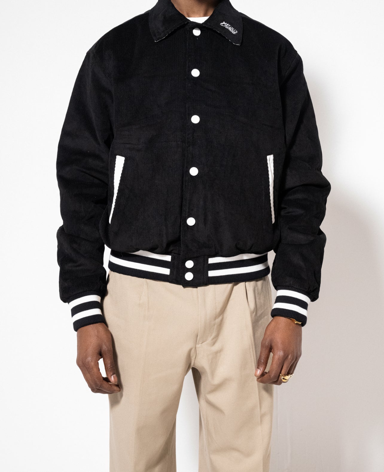 Lowrider Varsity (Black & White)