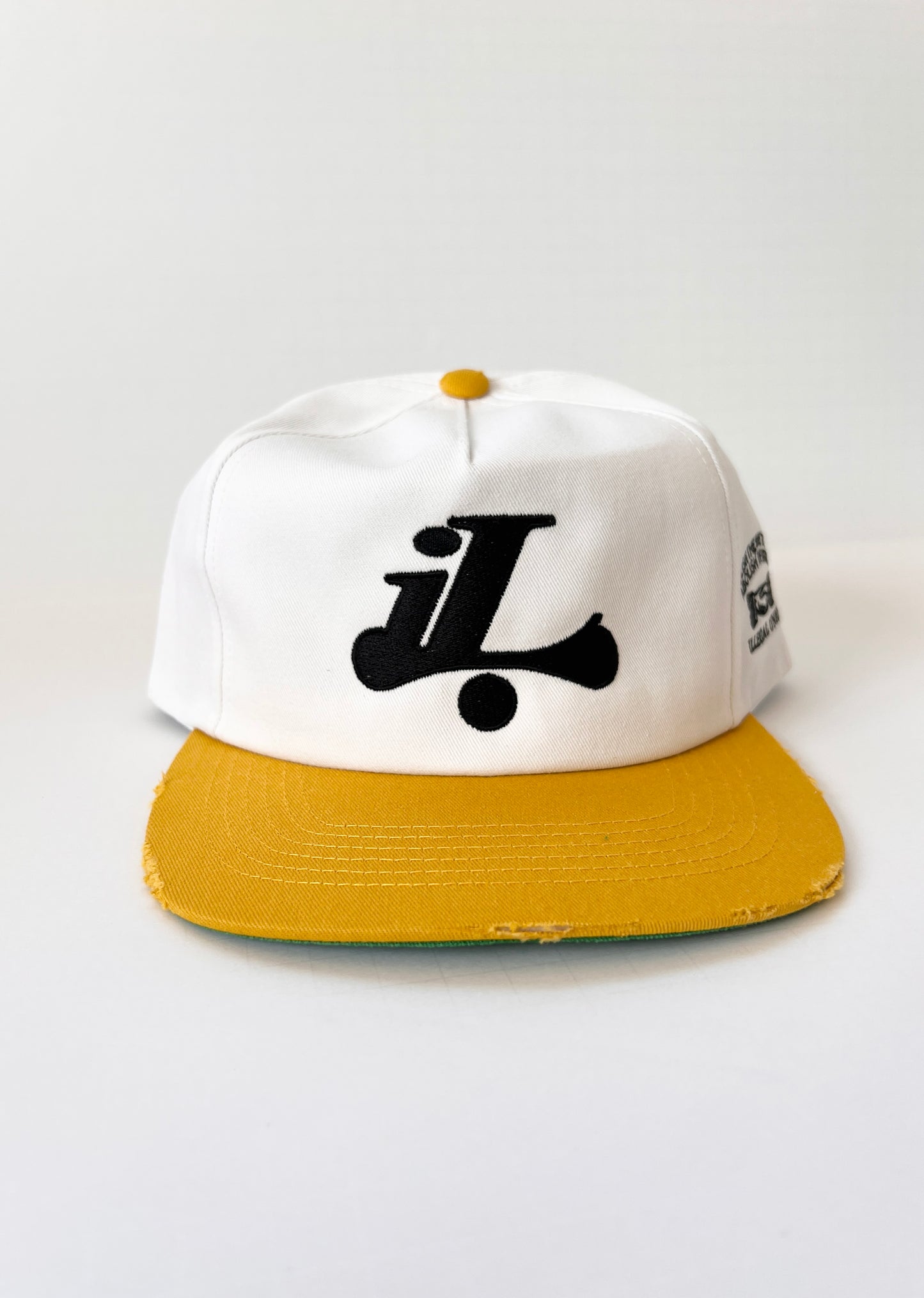 Labor Union Hat (White & Gold)