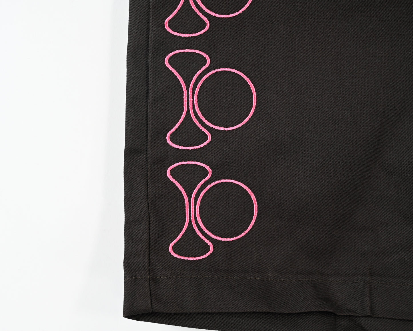 IO Work Shorts (Brown & Pink)