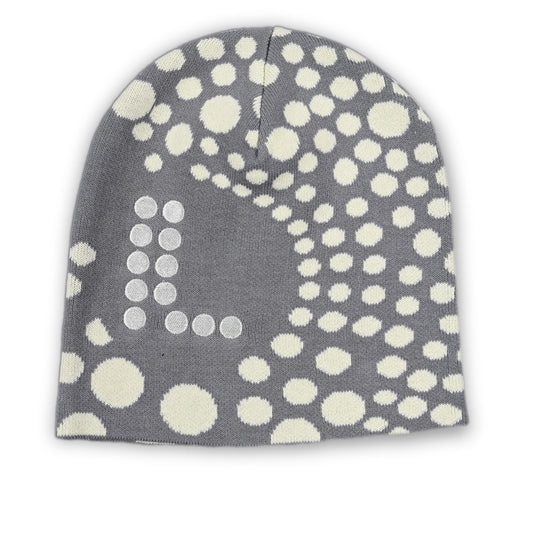 Microdose Beanie (Grey & Cream)