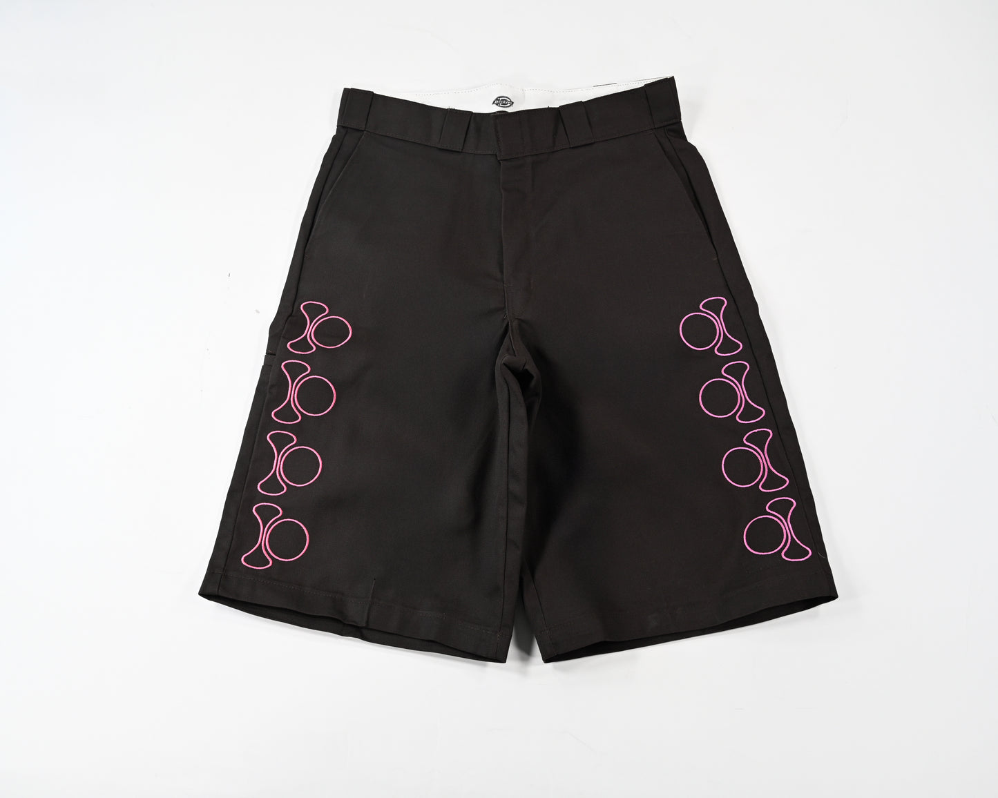 IO Work Shorts (Brown & Pink)
